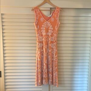 Sundance Elegant Appliqué Floral Dress